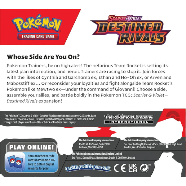 Pokemon Destined Rivals Booster Box