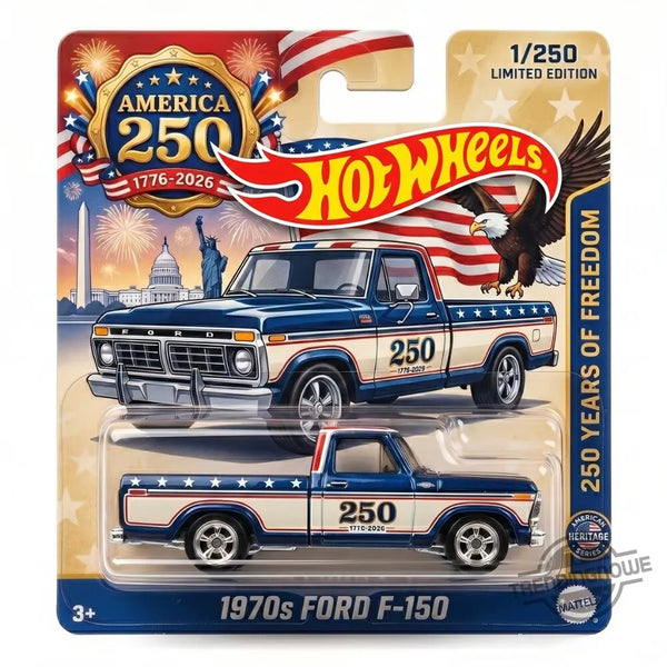 Hot Wheels America 250 1970s Ford F-150 Vehicle