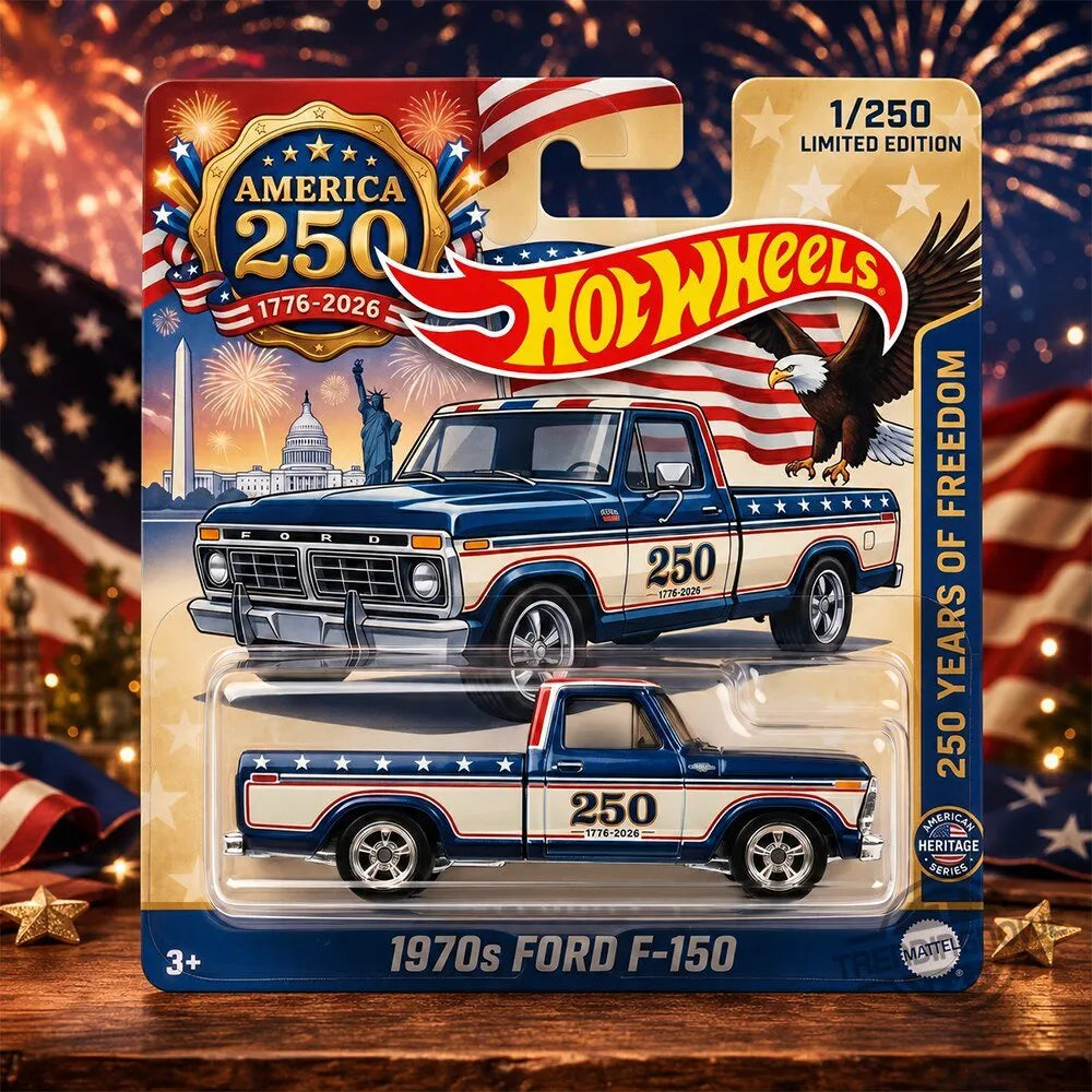 Hot Wheels America 250 1970s Ford F-150 Vehicle