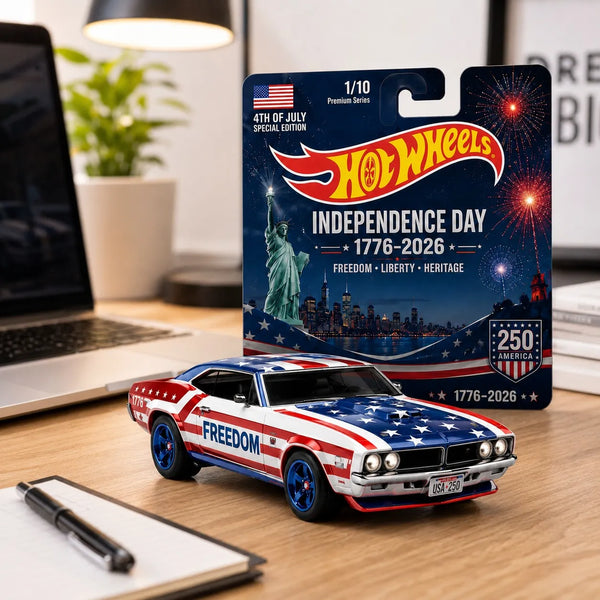 Hot Wheels 4th of July Independence Day Muscle Car
