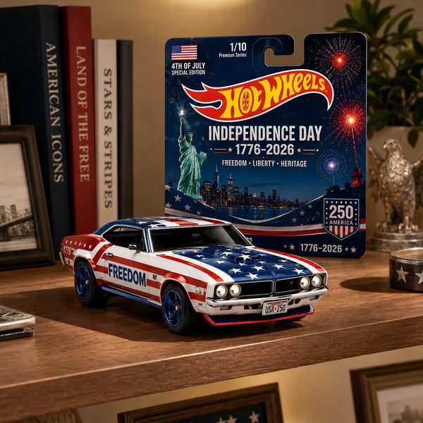 Hot Wheels 4th of July Independence Day Muscle Car
