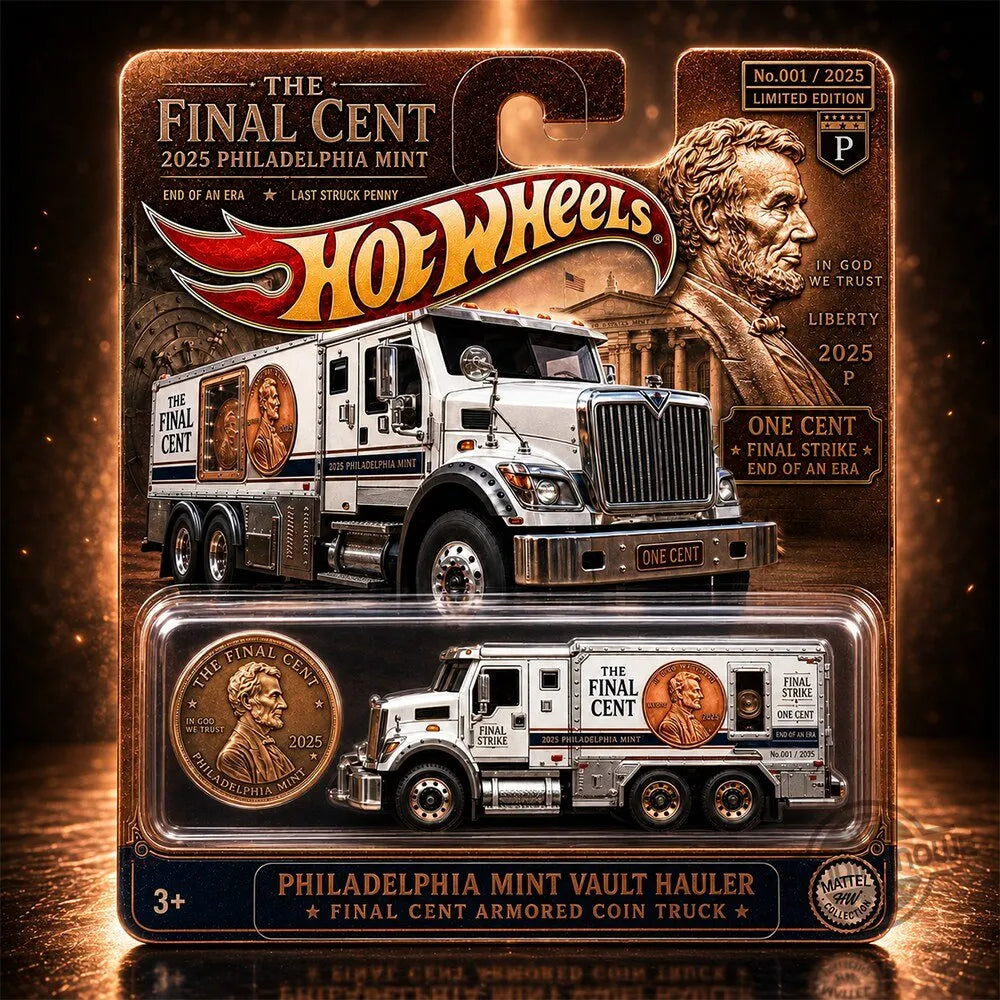 Hot Wheels Philadelphia Mint Vault Hauler Vehicle