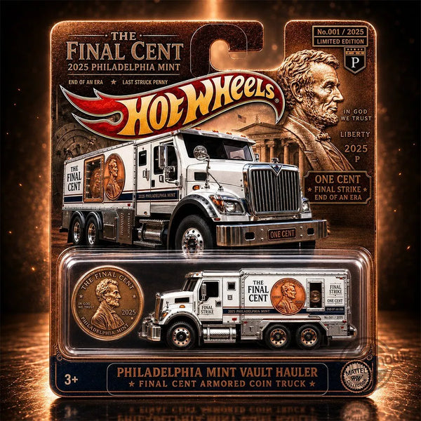 Hot Wheels Philadelphia Mint Vault Hauler Vehicle