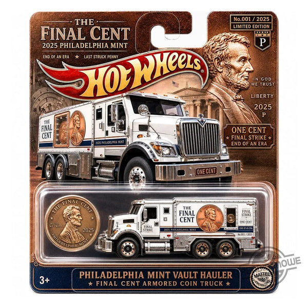 Hot Wheels Philadelphia Mint Vault Hauler Vehicle