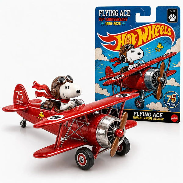 Hot Wheels Peanuts Flying Ace Vehicle