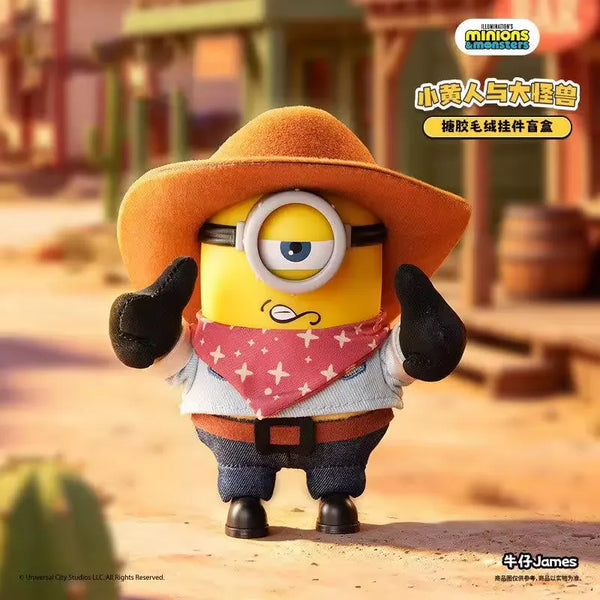 52 TOYS Minions Cinema Plush Keychain Mystery Box