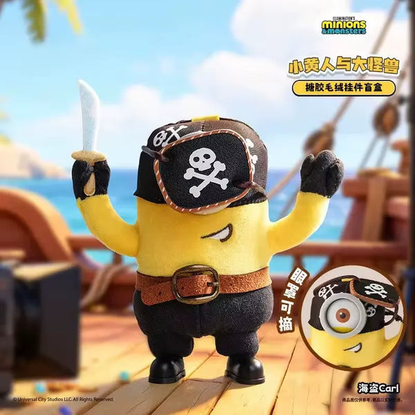 52 TOYS Minions Cinema Plush Keychain Mystery Box