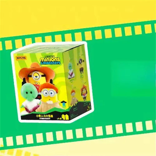 52 TOYS Minions Cinema Plush Keychain Mystery Box