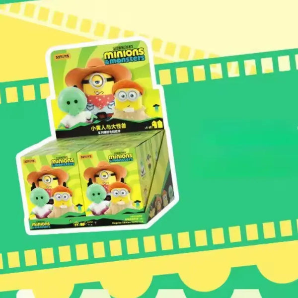 52 TOYS Minions Cinema Plush Keychain Mystery Box