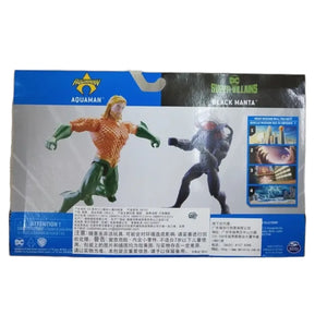 DC Comics Aquaman vs Black Manta Figure (Set of 2)