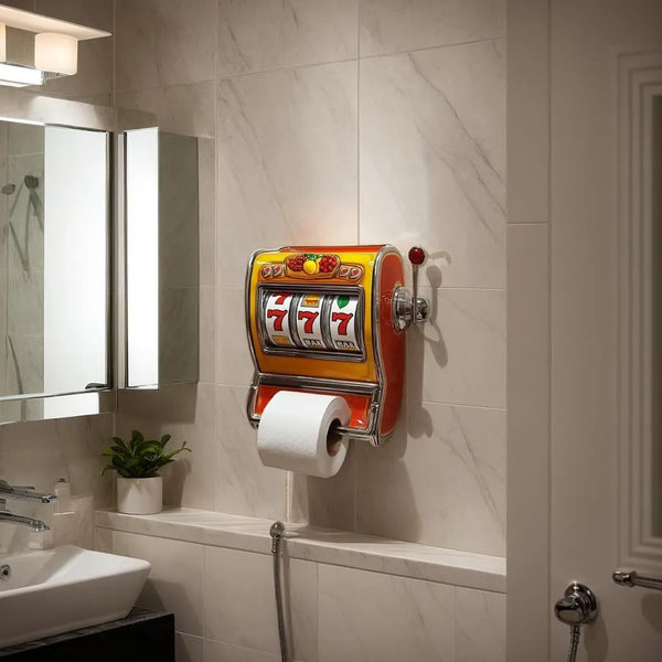 Retro Slot Machine Tissue Roll Holder