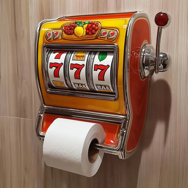 Retro Slot Machine Tissue Roll Holder