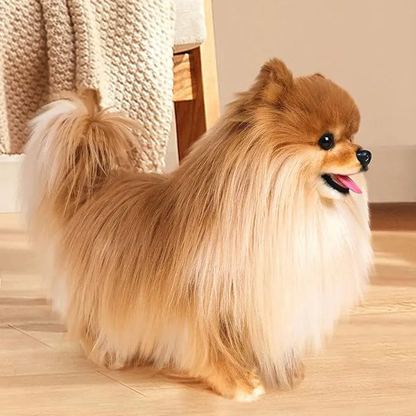 Lifelike Pomeranian Dog Plush Toy (40 cm) - Bear Hugs
