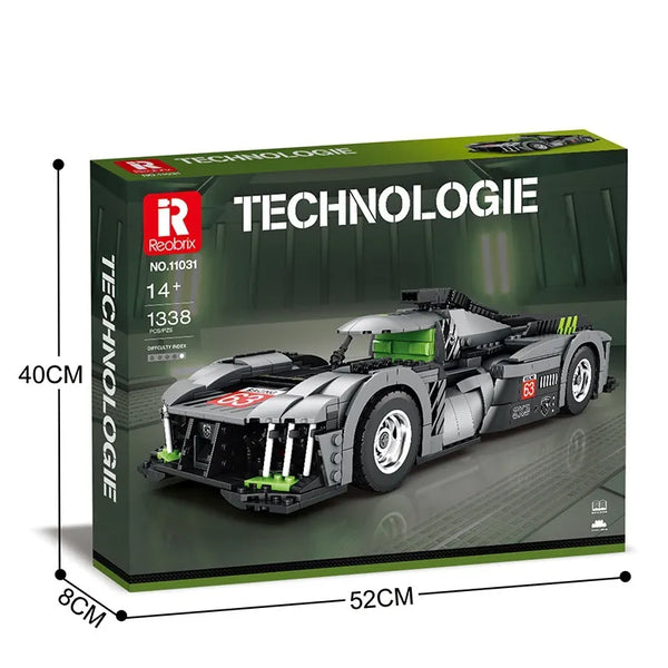 Reobrix 11031 Technologie 9X8 Le Mans Hypercar Building Set (1338 Pcs)