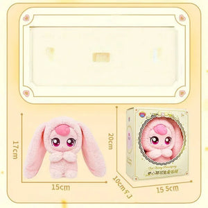Teenieping Heartsping Pink Bunny Plush (17 cm)