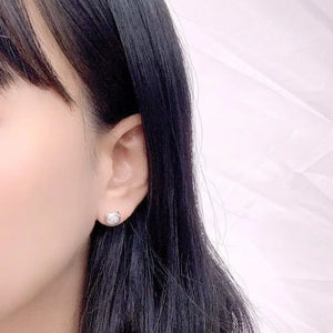 Sanrio x Story+ Hello Kitty Gemstone Silver Stud Earrings
