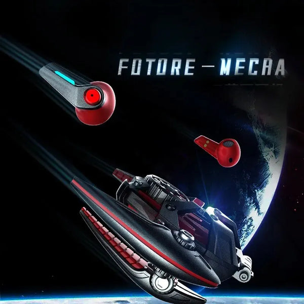 Cyberpunk CD-3 Mecha Alloy Gaming TWS Earphones