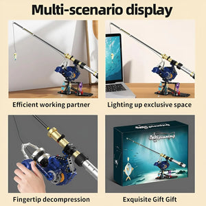 Spinning Reel Mechanical Fishing Rod Building Set (479 Pcs)