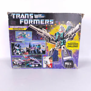 Transformers Vintage G1 Decepticon Sixshot Six-Changer Figure
