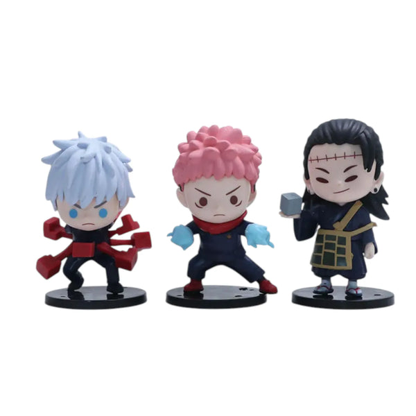 JJK Shibuya Incident Sorcerer Battle Chibi Figures (Set of 6)