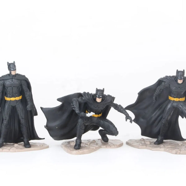 Bat and Supe Dynamic Battle Poses Figure (Set of 6)