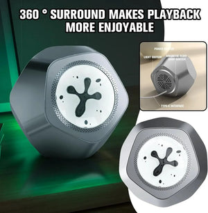 Magnetic Ferrofluid Sound Visualizer Bluetooth Speaker