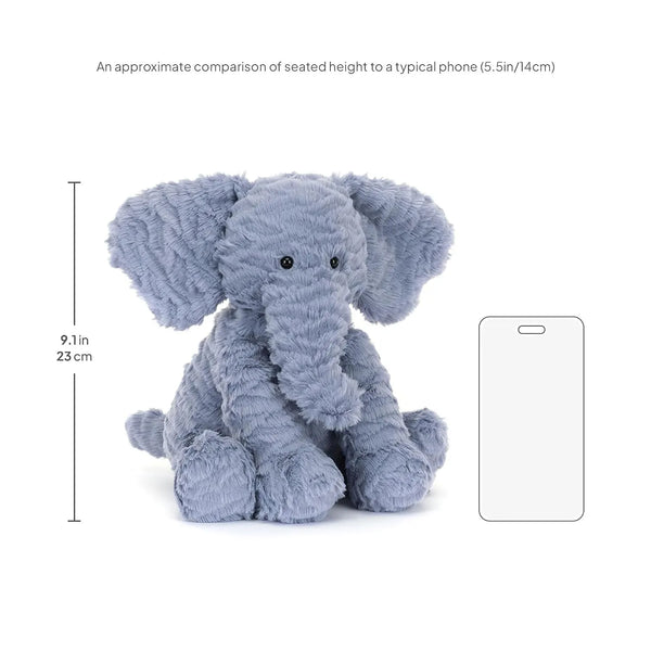 JC Fuddlewuddle Elephant Plush Toy (23 cm)