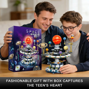 Mechanical Rotating Solar System Orrery STEM Building Kit