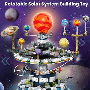 Mechanical Rotating Solar System Orrery STEM Building Kit