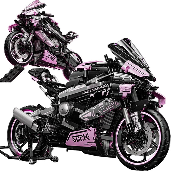Cyberpunk Racing Superbike Building Set (1920 Pcs)