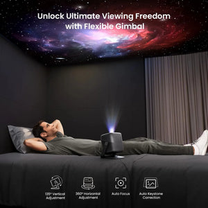 JMGO N1S Ultra 4K Triple Laser Gimbal Smart Projector