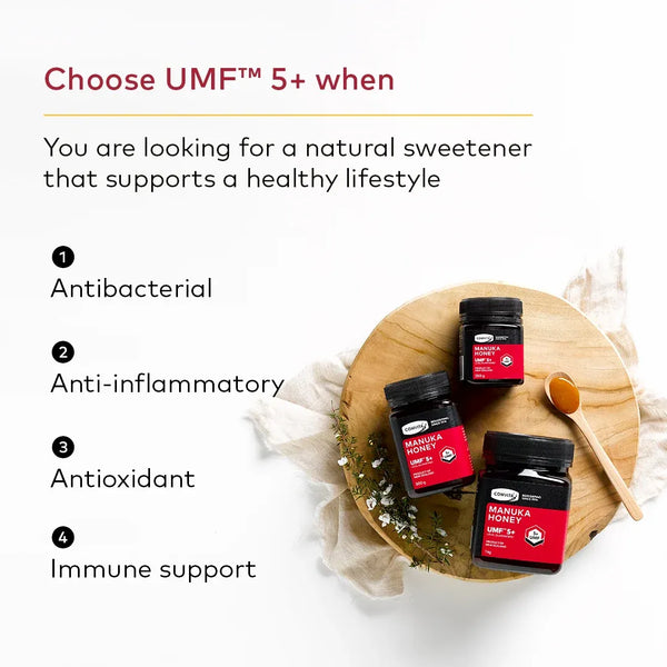 Comvita UMF 5+ Raw Manuka Honey (250 gms)