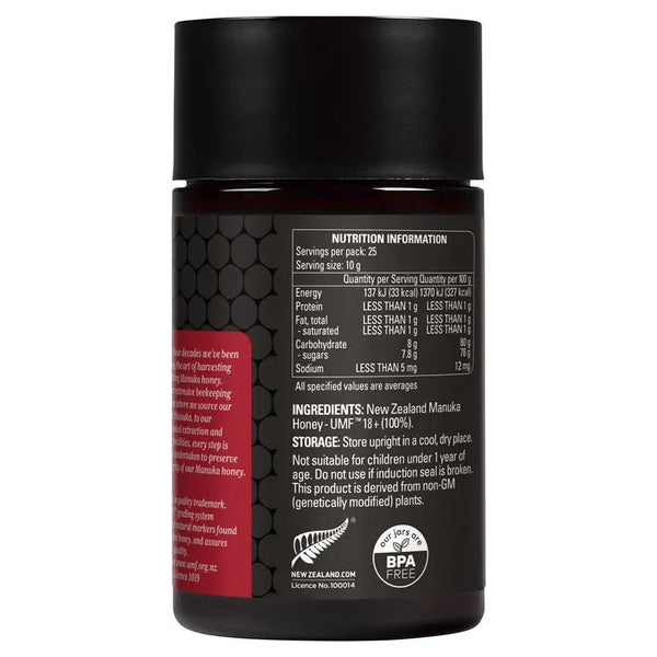 Comvita UMF 18+ Raw Manuka Honey (MGO 696+)