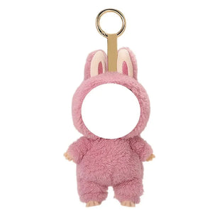 Custom Face Photo Labubu Plush Keychain