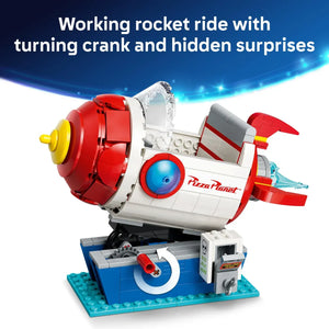 DZNY 43307 Alien with Pizza Rocket Ride Building Set (714 Pcs)