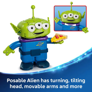 DZNY 43307 Alien with Pizza Rocket Ride Building Set (714 Pcs)