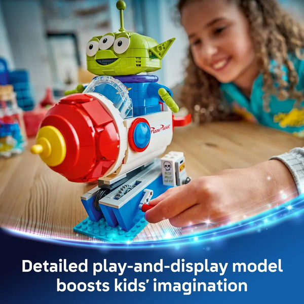 DZNY 43307 Alien with Pizza Rocket Ride Building Set (714 Pcs)