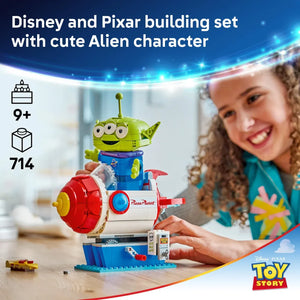 DZNY 43307 Alien with Pizza Rocket Ride Building Set (714 Pcs)