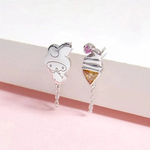 Sanrio x Story+ Cinnamoroll Milk and Ice Cream Drop Earrings