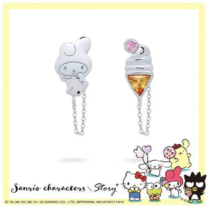 Sanrio x Story+ Cinnamoroll Milk and Ice Cream Drop Earrings