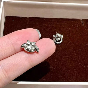 Sanrio My Melody Ribbon Bow Stud Earrings