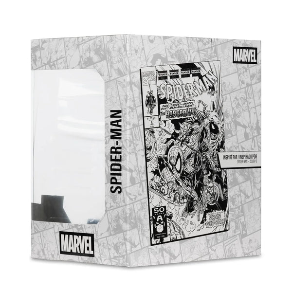 Marvel Spiderman B&W Comic Sketch Edition Figure (18 cm)