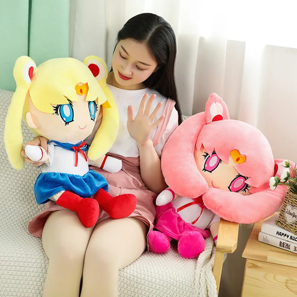 Sailor Moon and Chibiusa Guardian Scout Plush Toy
