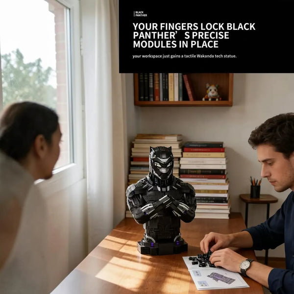 STACKO BRICKS 16002 Black Panther Building Set (3060 Pcs)