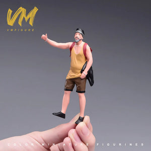 VM 1/18 Beach Tourist Hitchhiker Miniature Figure