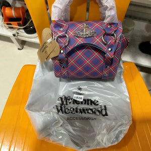 VW Punk Heritage Tartan Check Crossbody Flap Bag