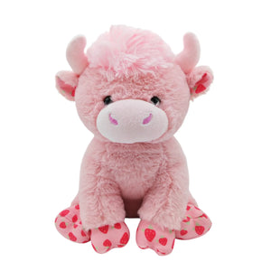 Highland Cow Strawberry Hooves Cuddle Plush (30 cm)