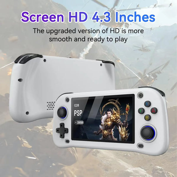 G28 Dual 3D Rocker Retro Handheld Game Console