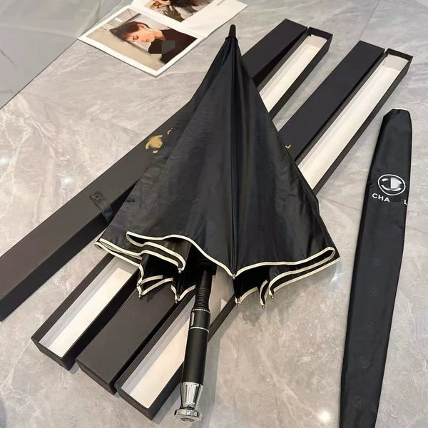 Luxury CC Monogram Long Handle Umbrella