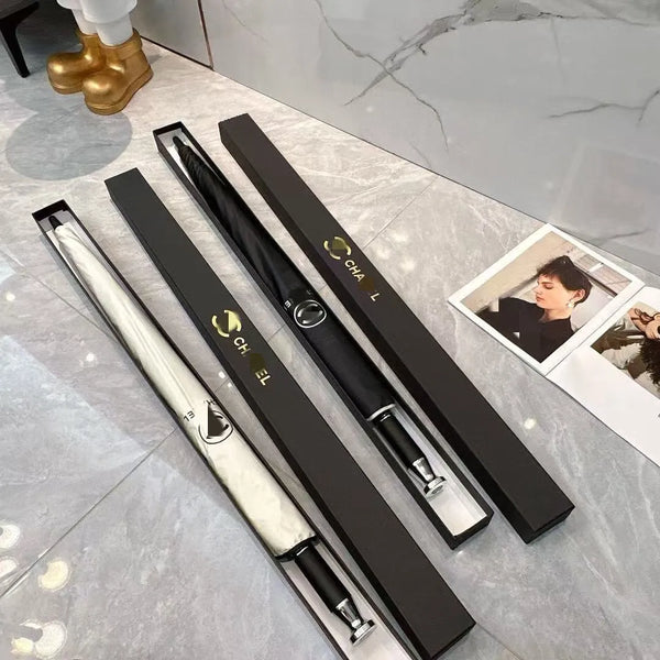 Luxury CC Monogram Long Handle Umbrella